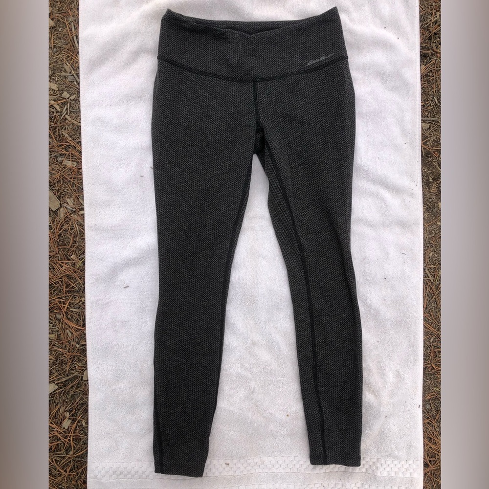 Eddie Bauer Black and Gray Athletic Leggings